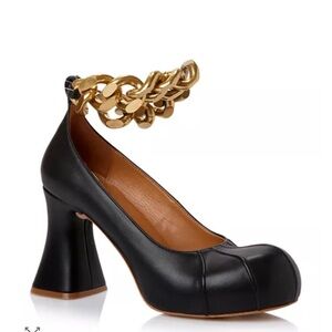 Stella McCartney
Women's Groove Chain Ankle Strap Pumps size 36.5